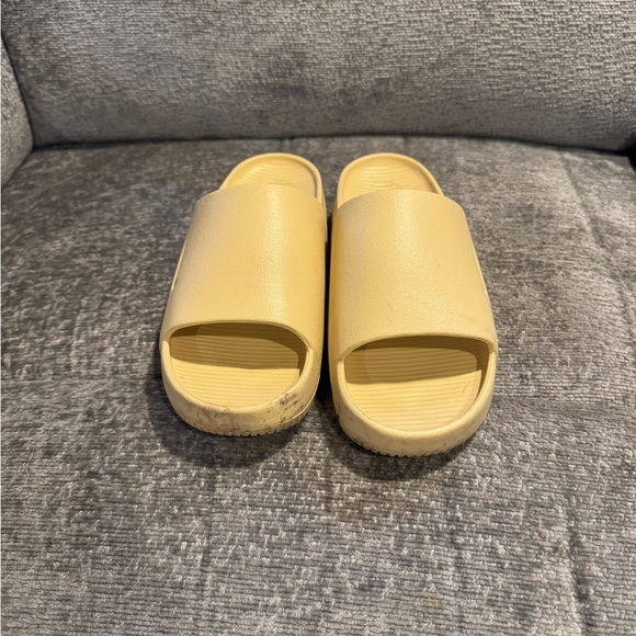 Nike Shoes - Women’s Nike Yellow Slide Sandals Size 5